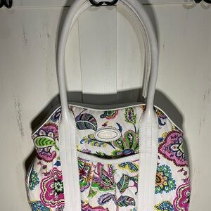 Vera Bradley Pretty Tote handbag in the "Palm Beach Gardens" paisley pattern